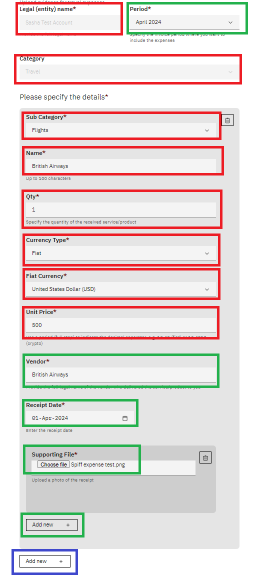 fill-expense-fields